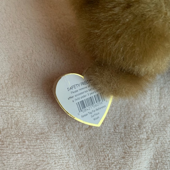 Vintage 1993 Ty Attic Treasures Plush Salty Bear Stuffed Beanie Baby w Tags - Picture 5 of 7